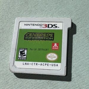 Centipede: Infestation (Nintendo 3DS, 2011) Tested and Works! Cart‎ Only!